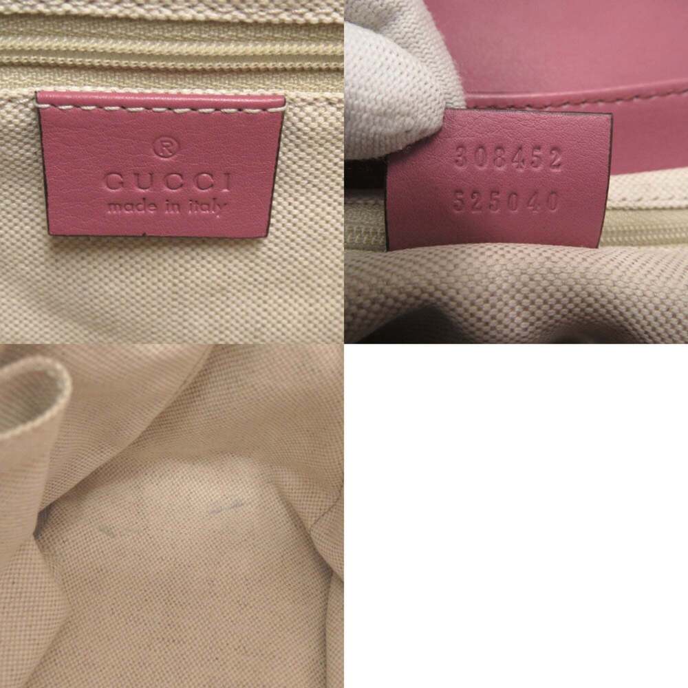 GUCCI Authentic Pink Leather Shoulder Bag - Picture 9 of 9